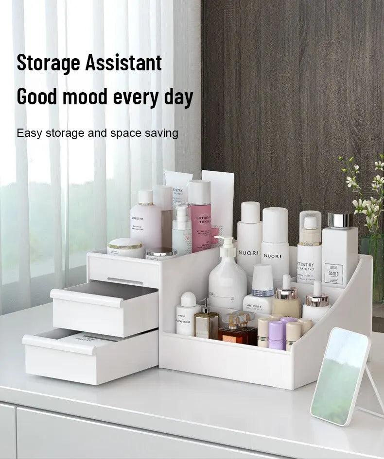 Multi-Use Storage Organizer — Drawer Box for Makeup, Skincare, Desk & Vanity