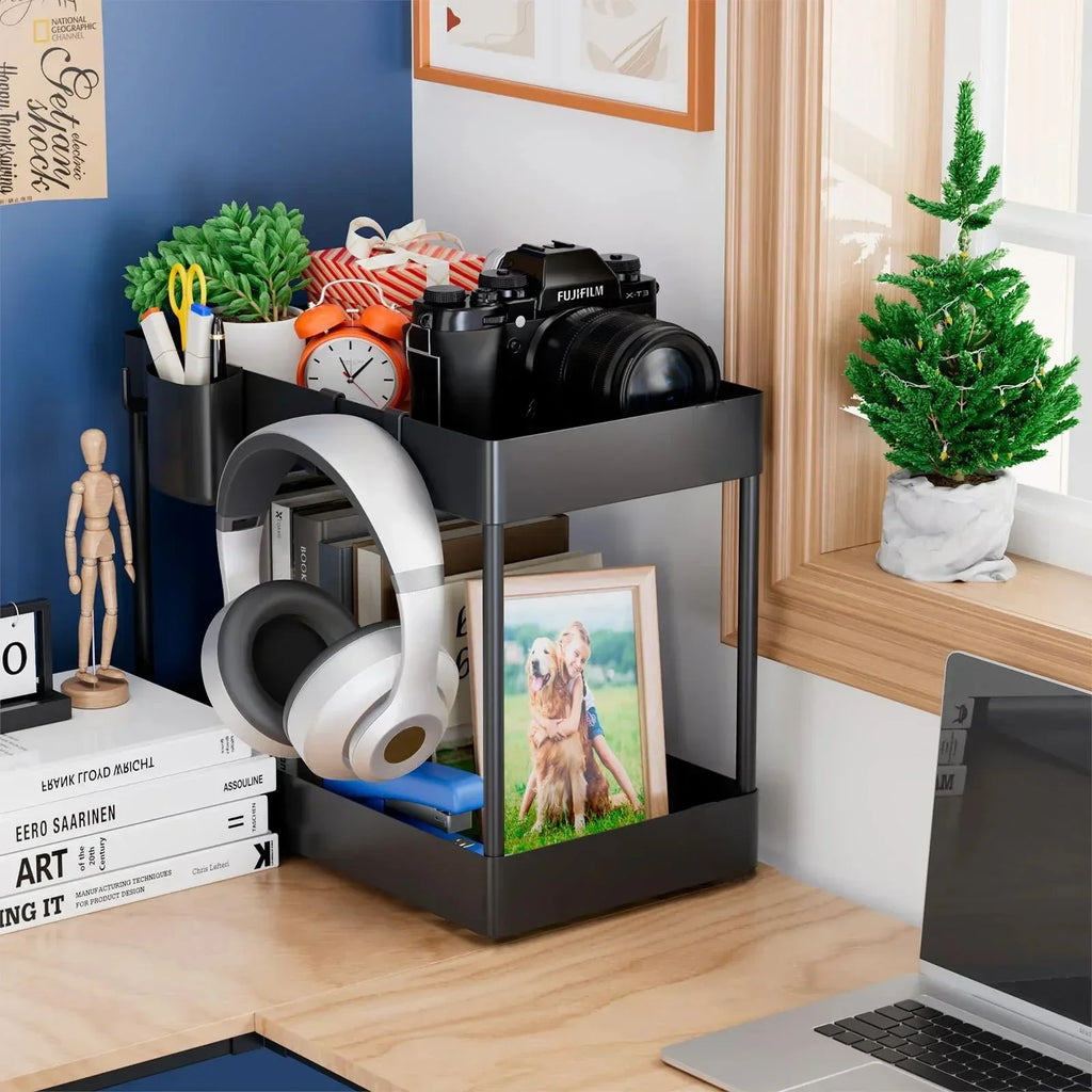 Under-Sink Cabinet Organizer — Expandable 2-Tier Storage
