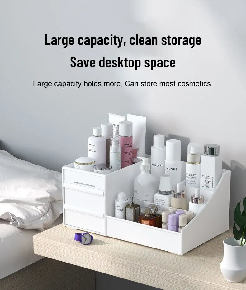 Multi-Use Storage Organizer — Drawer Box for Makeup, Skincare, Desk & Vanity