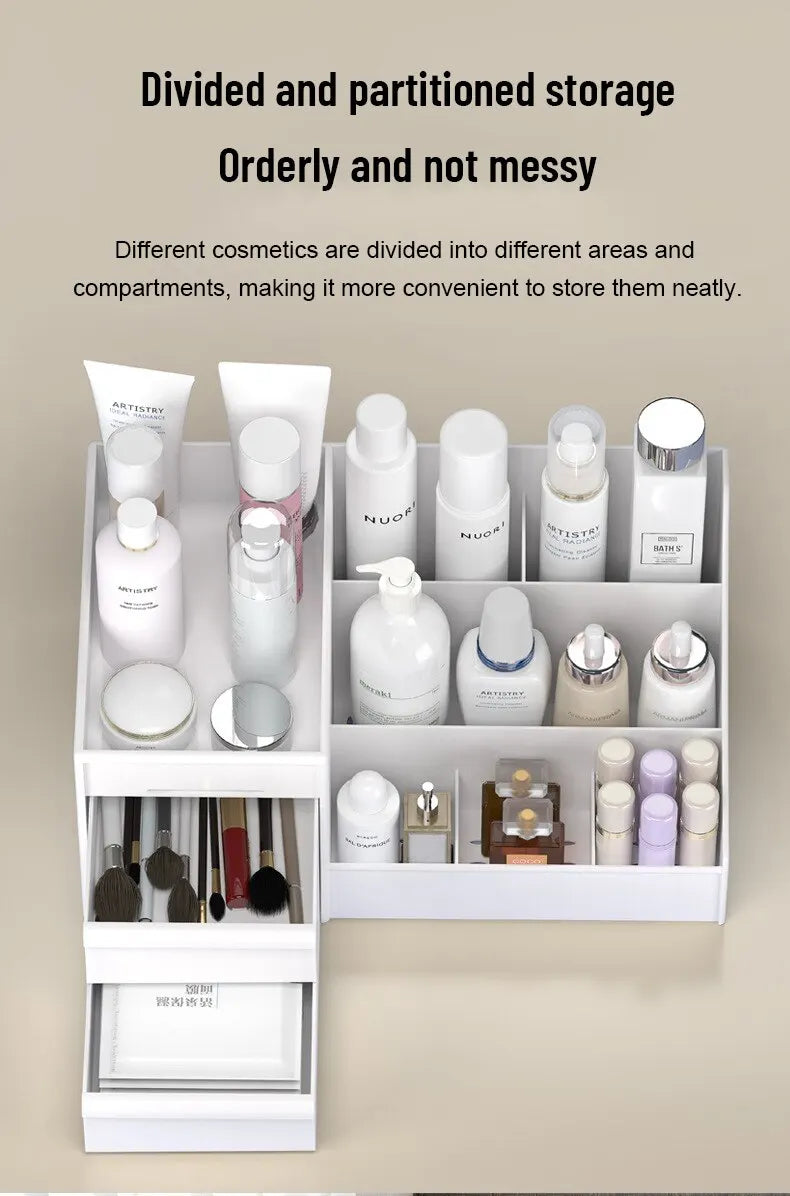 Multi-Use Storage Organizer — Drawer Box for Makeup, Skincare, Desk & Vanity